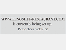 Tablet Screenshot of fengshui-restaurant.com